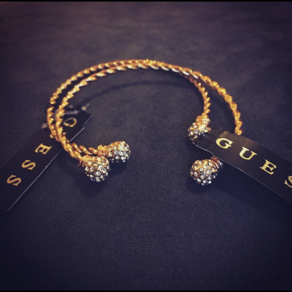 💎New Guess Bracelet Gold,Rhinestone 🌸💎☀️